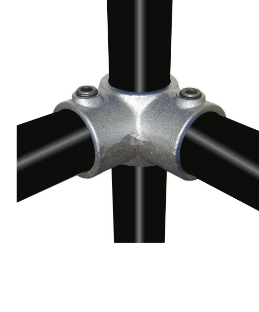 Type 116 Three Way Through Allen Key Tube Clamp 48mm Clamp Safe Solutions